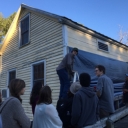 students at the Tillery History House