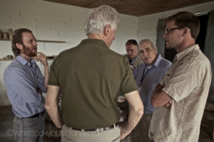 James Rhoades with President Clinton